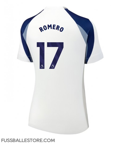 Günstige Tottenham Hotspur Cristian Romero #17 Heimtrikot Damen 2025-26 Kurzarm Günstige Tottenham Hotspur Cristian Romero #17 Heimtrikot Damen 2025-26 Kurzarm